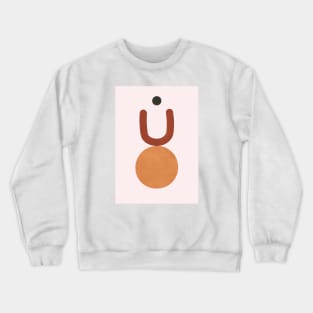 Mid Century Neutral Mid Century Art Crewneck Sweatshirt